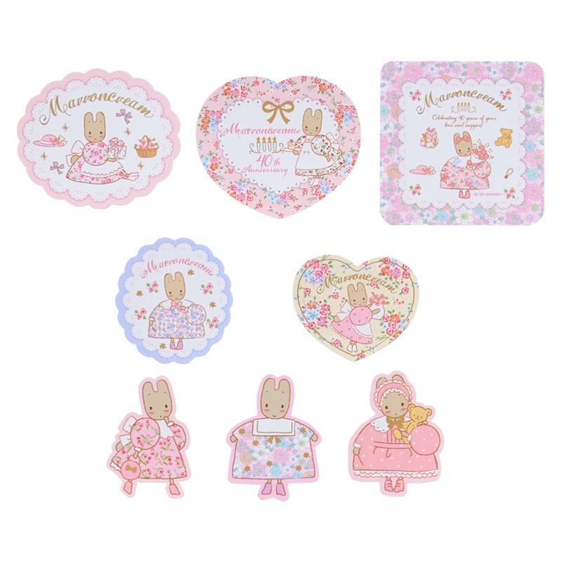 SANRIO | Marron Cream Sticker Set 90×3×120mm (Fashion Show)(Order 8 for complete box)