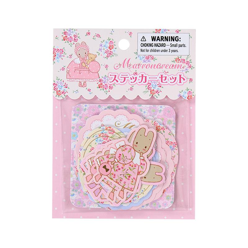 SANRIO | Marron Cream Sticker Set 90×3×120mm (Fashion Show)(Order 8 for complete box)