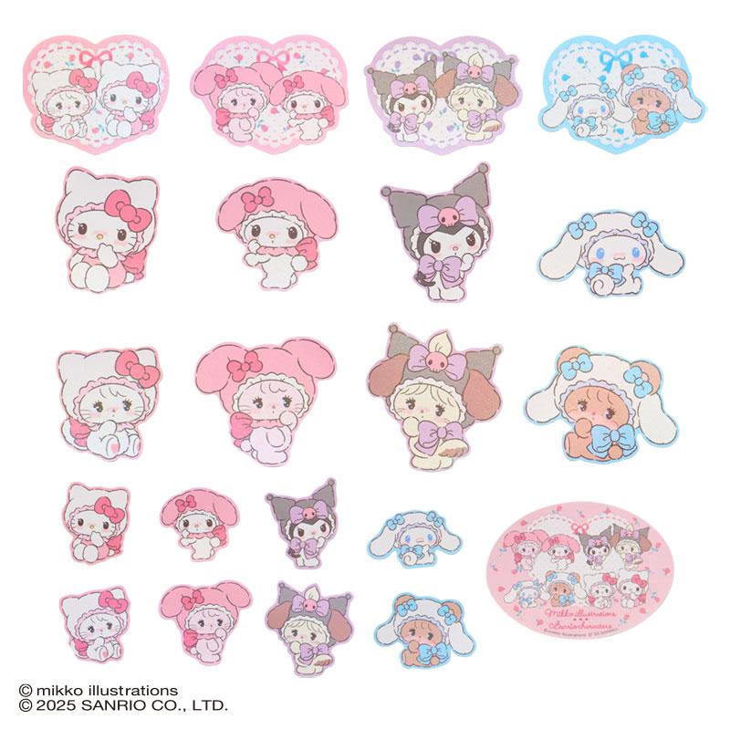 SANRIO x mikko illustrations | Sticker Set 120×5×120mm