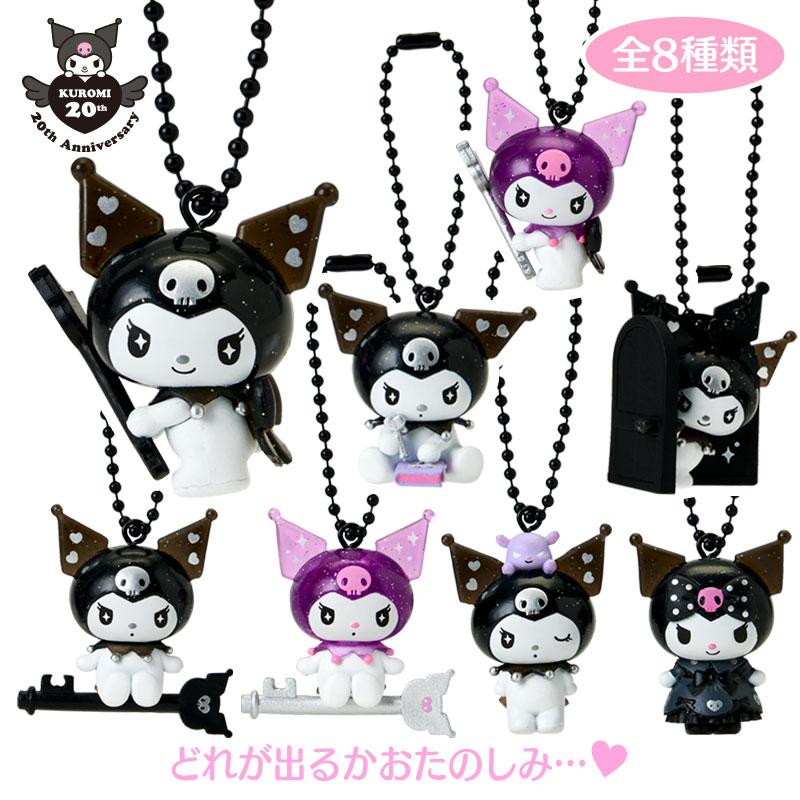 SANRIO | Kuromi Secret Mascot Keychain Blind Box 50×35×50mm (Kuromi’s Special Key 20th Anniversary Dress)