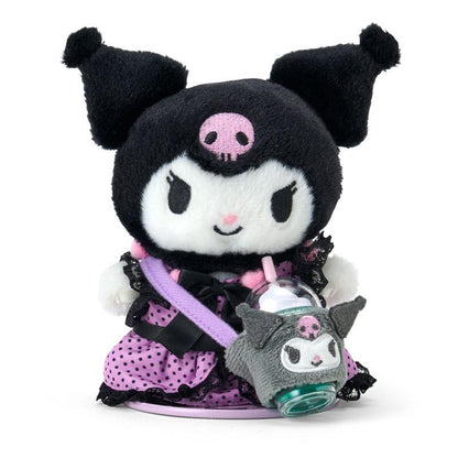 SANRIO | Kuromi Starter Plush Doll Set Magnetic Doll Set 140×70×160mm (Pitatto Friends)
