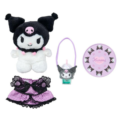 SANRIO | Kuromi Starter Plush Doll Set Magnetic Doll Set 140×70×160mm (Pitatto Friends)