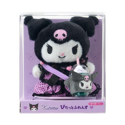 SANRIO | Kuromi Starter Plush Doll Set Magnetic Doll Set 140×70×160mm (Pitatto Friends)