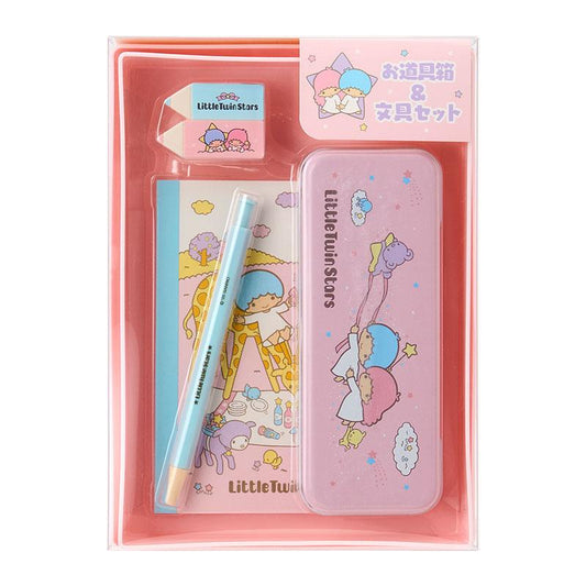 SANRIO | Little Twin Stars Toolbox And Stationery Set 229x174x55mm