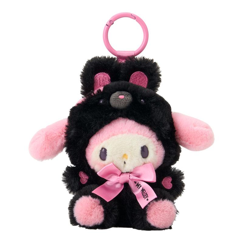 SANRIO | My Melody Mascot Holder Bag Charm Plush Keychain 140x80x130mm (Black Animals)