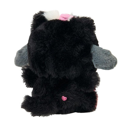 SANRIO | Pochacco Mascot Holder Bag Charm Plush Keychain 140x80x130mm (Black Animals)
