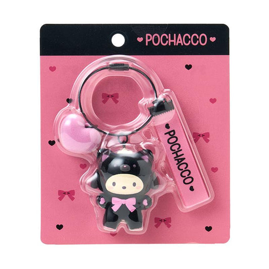 SANRIO | Pochacco Keychain 45×35×50mcm (Black Animals)