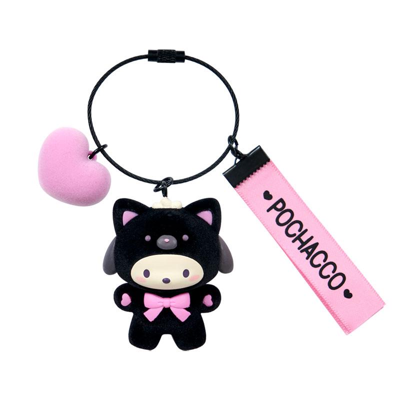 SANRIO | Pochacco Keychain 45×35×50mcm (Black Animals)