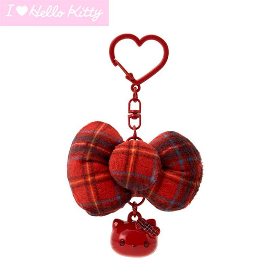 SANRIO | Hello Kitty Red Swaying Ribbon Charm Keychain 65×30×45mm (I Love Hello Kitty)