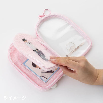 SANRIO | Pochacco Acrylic Stand & Card Holder with Zipper Keychain 92×66mm (Enjoy Idol)