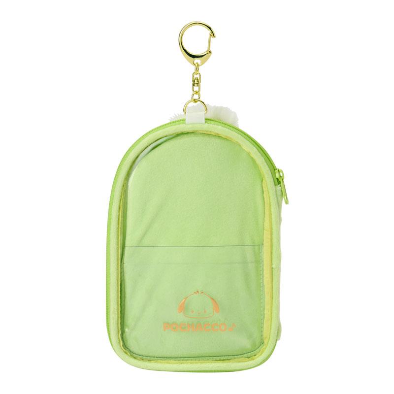 SANRIO | Pochacco Acrylic Stand & Card Holder with Zipper Keychain 92×66mm (Enjoy Idol)