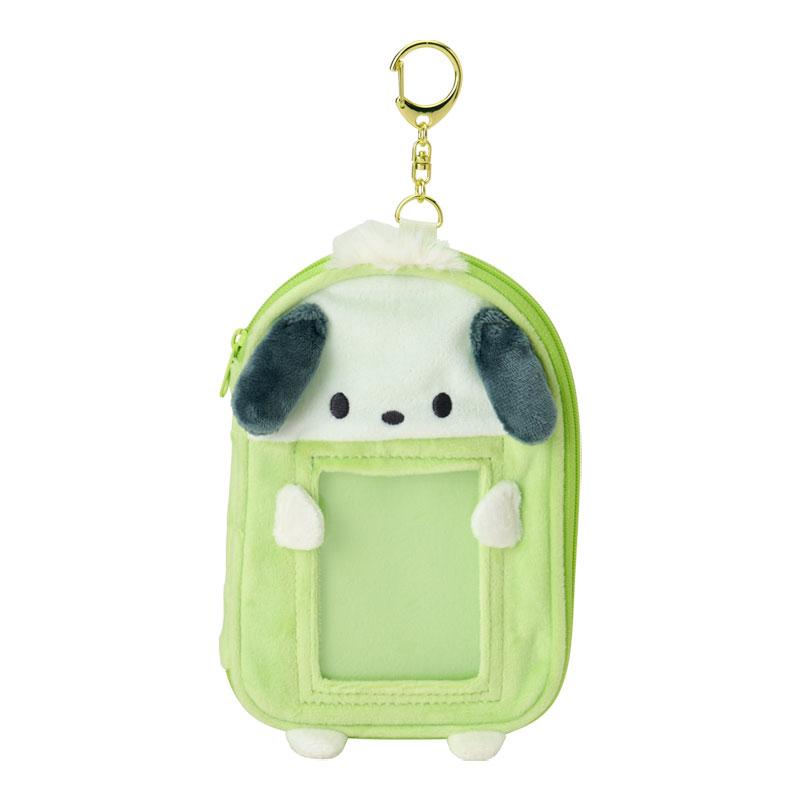 SANRIO | Pochacco Acrylic Stand & Card Holder with Zipper Keychain 92×66mm (Enjoy Idol)
