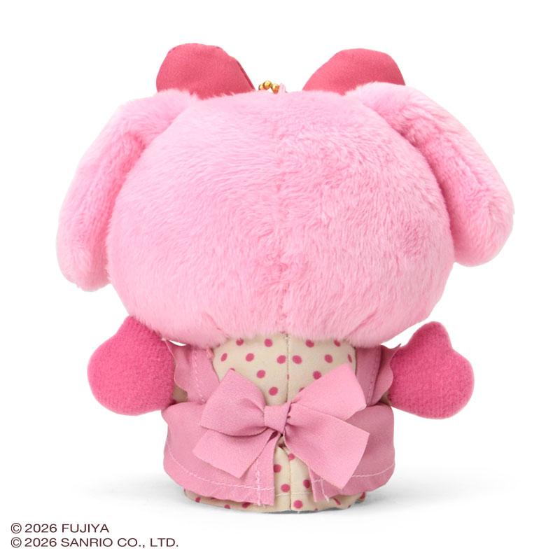 SANRIO | My Melody Mascot Holder Bag Charm Plush Keychain with Cookie 173x138x87mm (Country Ma’am)