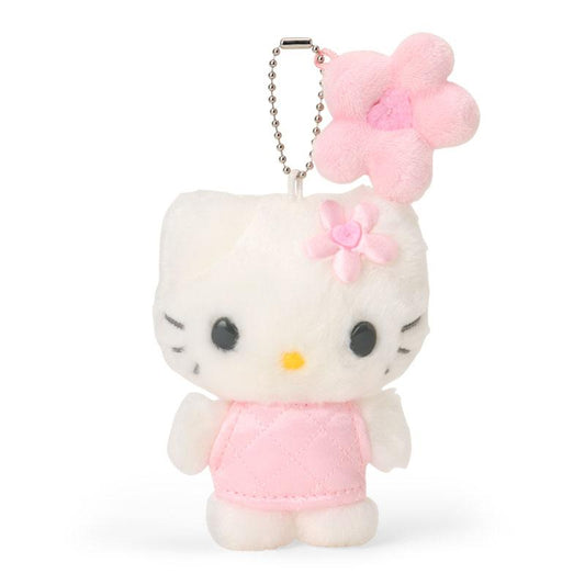 SANRIO | Hello Kitty Mascot Holder Bag Charm Plush Keychain Pink 80×50×100mm (Miniature Quilt)