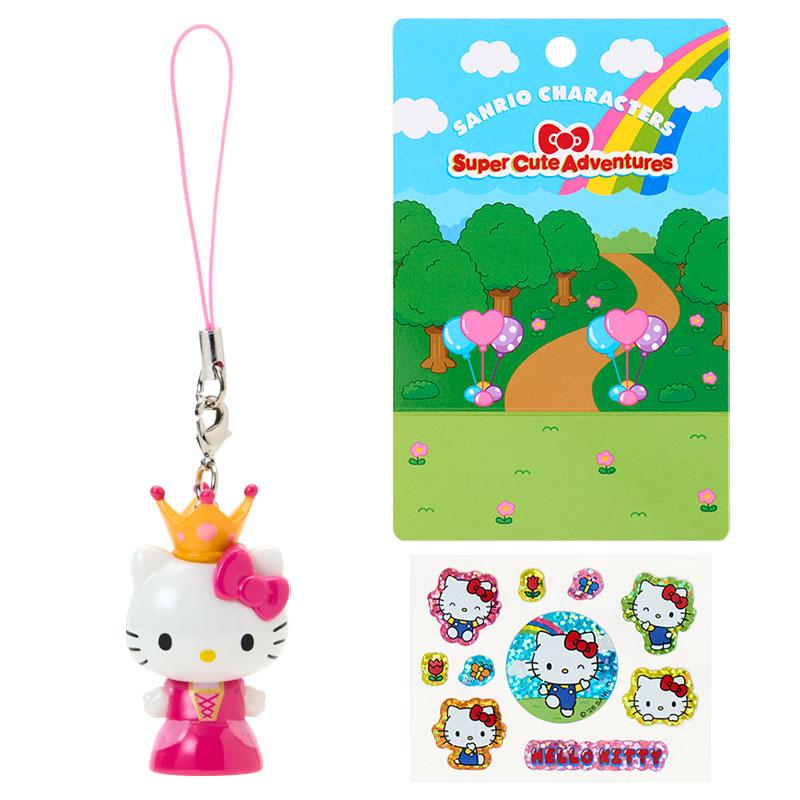 SANRIO | Hello Kitty Strap And Sticker Set 106x90x37mm (Super Cute Adventures My Dream Smartphone)