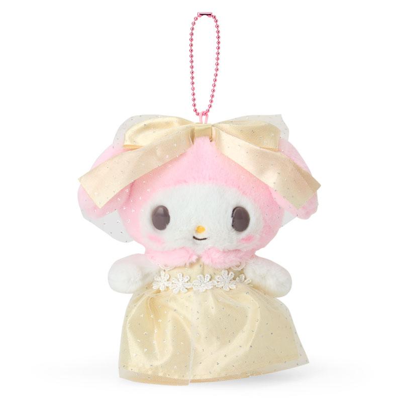 SANRIO | My Melody Plush Keychain Mascot Holder Bag Charm - Yellow 130×75×15mm (Lady Melody)