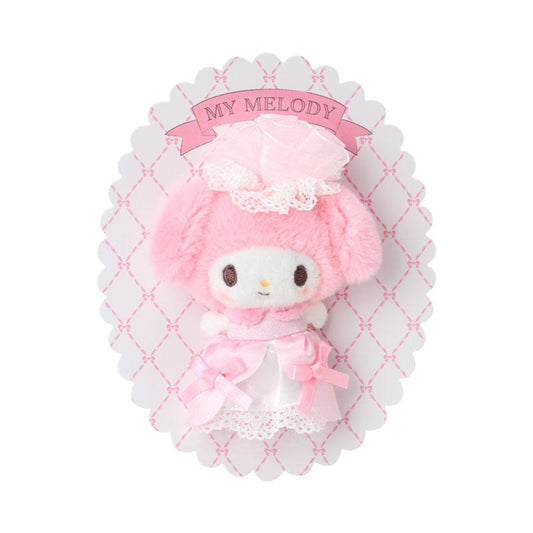 SANRIO | My Melody Mascot Brooch - Pink 75×40×100mm (Lady Melody)