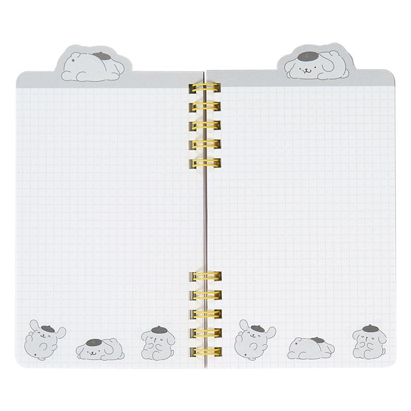 SANRIO | Pompompurin Pom Pom Purin Ring Notebook 60 sheets 95×12×160mm