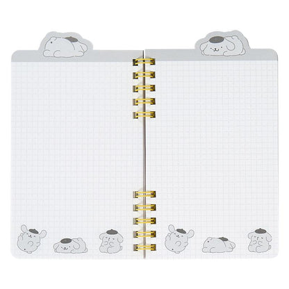 SANRIO | Pompompurin Pom Pom Purin Ring Notebook 60 sheets 95×12×160mm