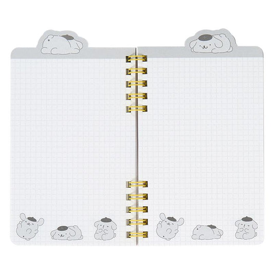 SANRIO | Pompompurin Pom Pom Purin Ring Notebook 60 sheets 95×12×160mm