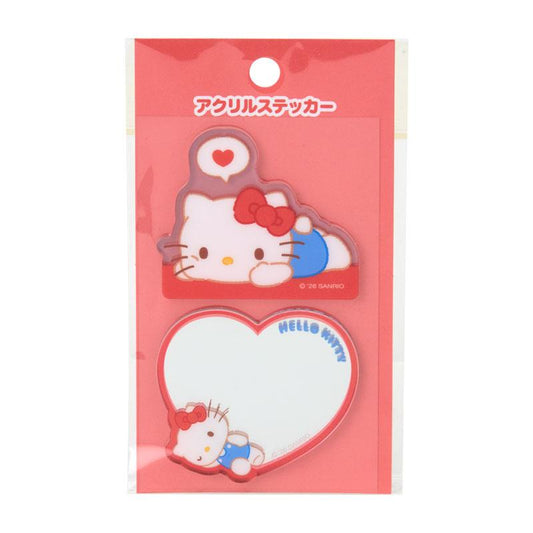 SANRIO | Hello Kitty Acrylic Sticker & Sticky Mirror Set 53×3×45mm