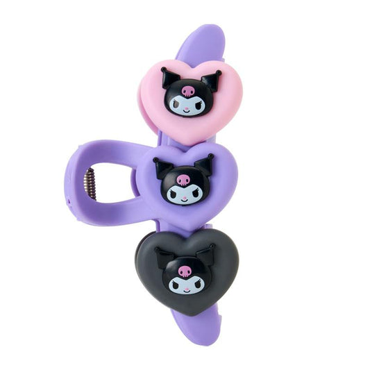 SANRIO | Kuromi Hair Claw Clip 60×55×110mm (Heart)