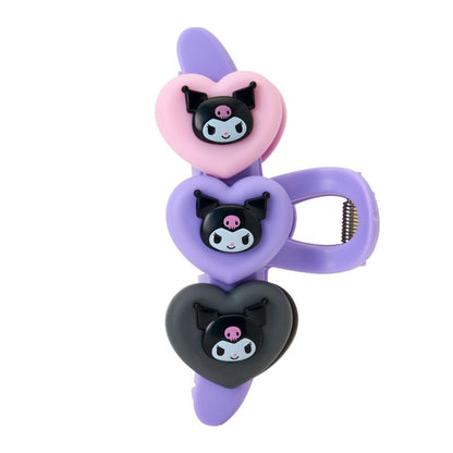 SANRIO | Kuromi Hair Claw Clip 60×55×110mm (Heart)