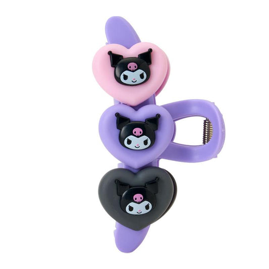 SANRIO | Kuromi Hair Claw Clip 60×55×110mm (Heart)