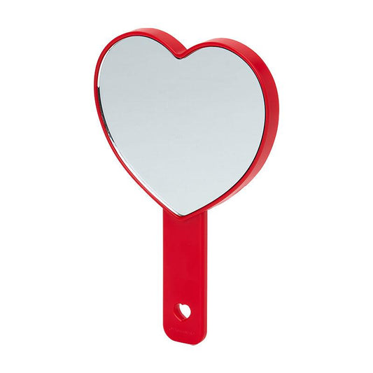 SANRIO | Hello Kitty Hand Mirror 100×15×155mm (Sparkling Sequins Heart Shaped)