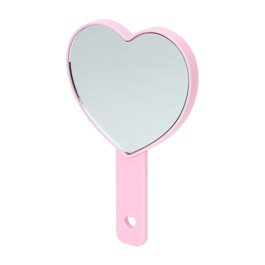 SANRIO | My Melody Hand Mirror 100×15×155mm (Sparkling Sequins Heart Shaped)