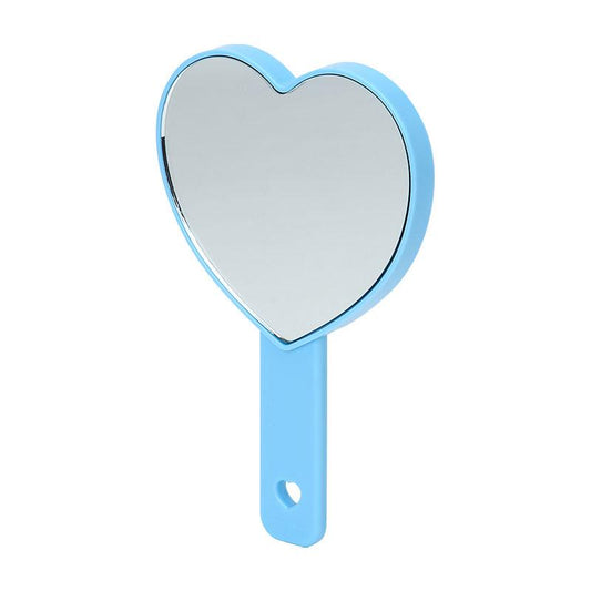 SANRIO | Cinnamoroll Hand Mirror 100×15×155mm (Sparkling Sequins Heart Shaped)