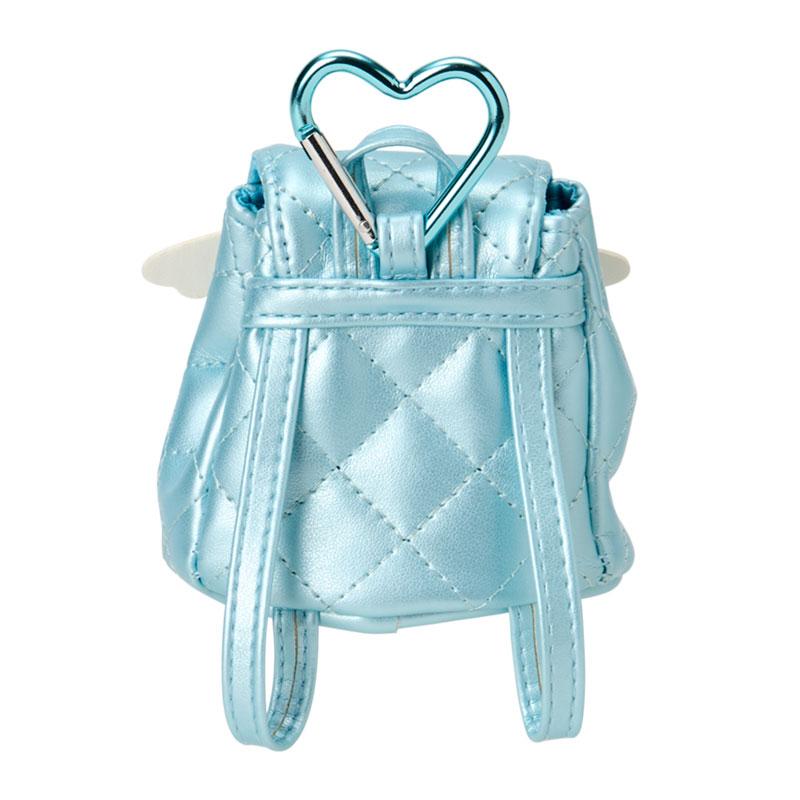 SANRIO | Hello Kitty Mini Pouch with Carabiner Backpack Style Blue 85×60×100mm (Miniature Quilt)