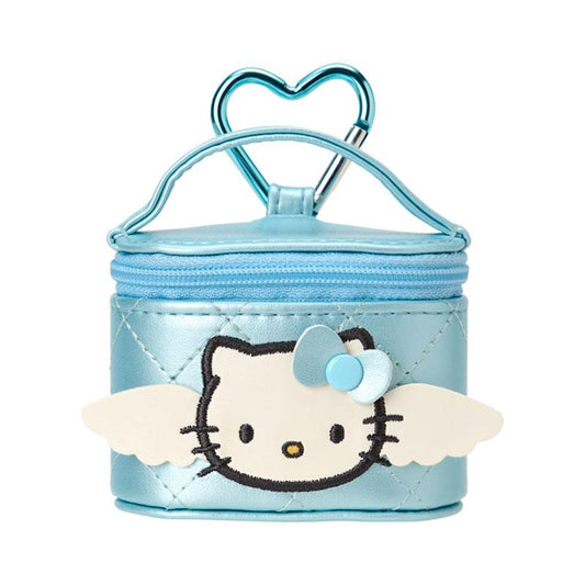 SANRIO | Hello Kitty Mini Accessory Case Vanity-Shaped Keychain Blue 75×45×80mm (Miniature Quilt)