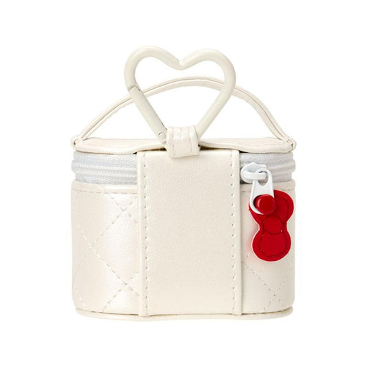 SANRIO | Hello Kitty Mini Accessory Case Vanity-Shaped Keychain White 75×45×80mm (Miniature Quilt)
