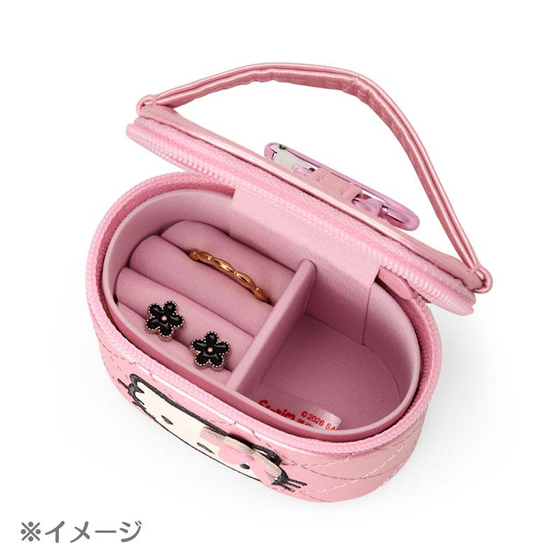 SANRIO | Hello Kitty Mini Accessory Case Vanity-Shaped Keychain Pink 75×45×80mm (Miniature Quilt)