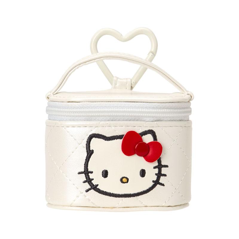 SANRIO | Hello Kitty Mini Accessory Case Vanity-Shaped Keychain White 75×45×80mm (Miniature Quilt)