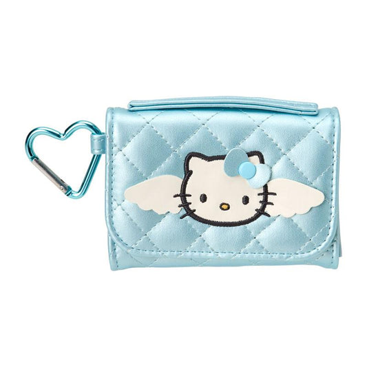 SANRIO | Hello Kitty Coin Purse Miniature Blue 105×25×80mm (Miniature Quilt)
