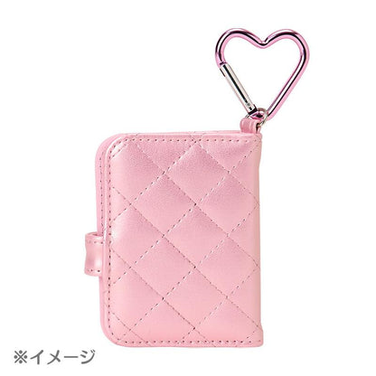SANRIO | Hello Kitty Mini Double-sided Compact Mirror Notebook Style Keychain Black 70×25×85mm (Miniature Quilt)