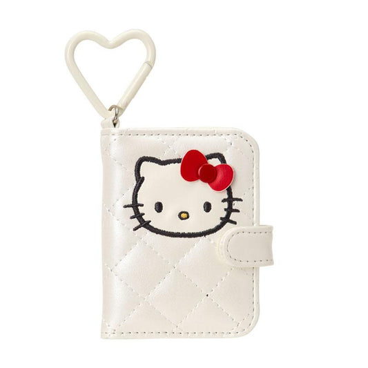 SANRIO | Hello Kitty Mini Double-sided Compact Mirror Notebook Style Keychain White 70×25×85mm (Miniature Quilt)