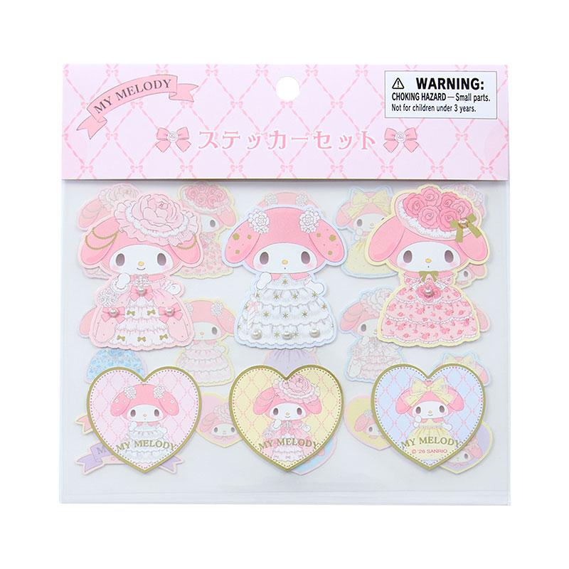 SANRIO | My Melody Sticker Set 150×2×105mm (Lady Melody)