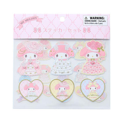 SANRIO | My Melody Sticker Set 150×2×105mm (Lady Melody)