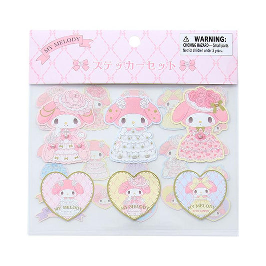 SANRIO | My Melody Sticker Set 150×2×105mm (Lady Melody)
