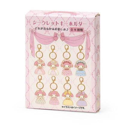 【Pre-order for late Jan.】SANRIO | My Melody Secret Key Holder Keychain Blind Box 58×15×77mm (Lady Melody) (Order 8 for