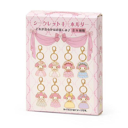 【Pre-order for late Jan.】SANRIO | My Melody Secret Key Holder Keychain Blind Box 58×15×77mm (Lady Melody) (Order 8 for