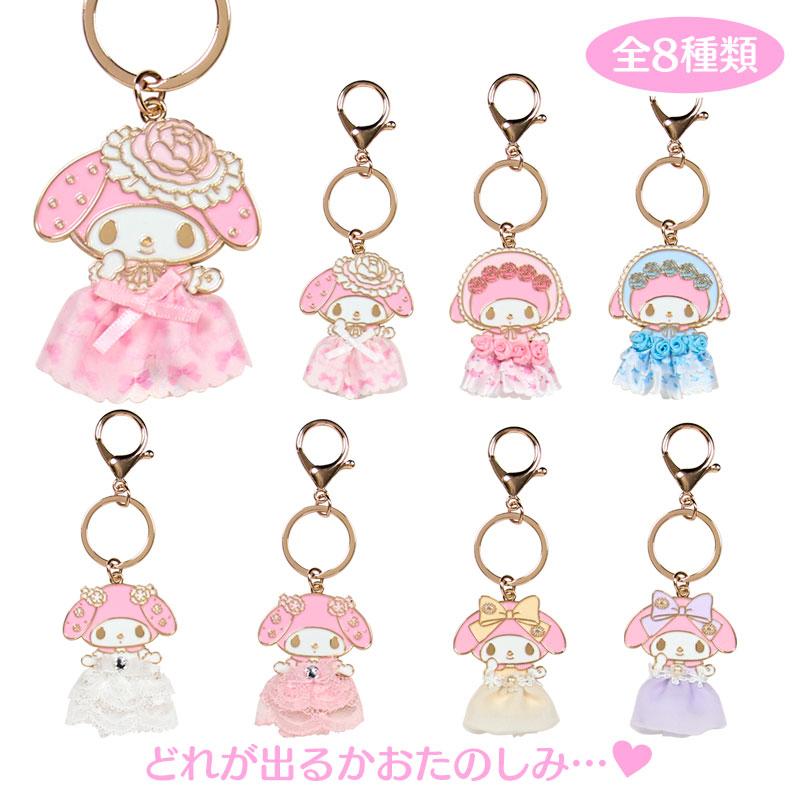 【Pre-order for late Jan.】SANRIO | My Melody Secret Key Holder Keychain Blind Box 58×15×77mm (Lady Melody) (Order 8 for