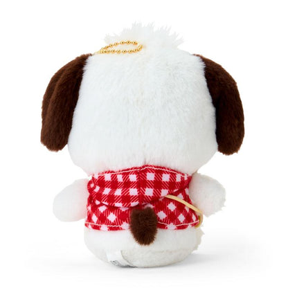 SANRIO | Mascot Holder Bag Charm Keychain 120×80×140mm (Pochacco Loves Pee-chans - Happy Birthday)