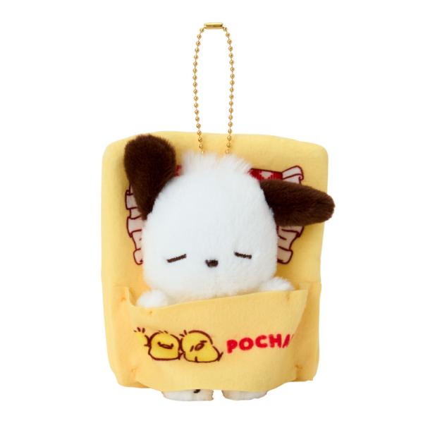 SANRIO | Mascot Holder Bag Charm Keychain 110×60×130mm (Pochacco Loves Pee-chans - Happy Birthday)