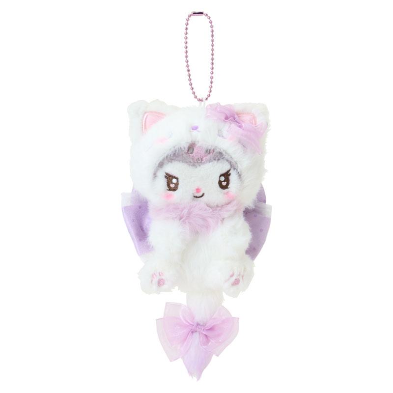 SANRIO | Kuromi Mascot Holder Bag Charm Keychain 110×70×190mm (Milky Kitten)