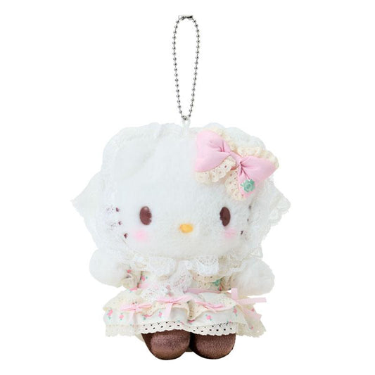 SANRIO | Hello Kitty Mascot Holder Plush Keychain Bag Charm 125×85×150mm (Forest Lace)