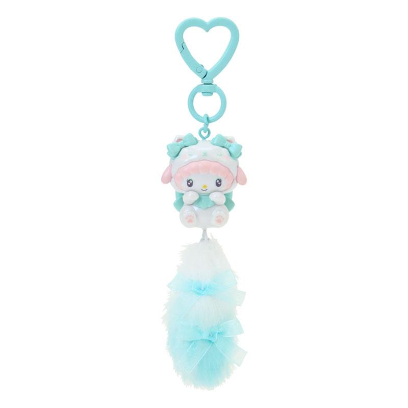 SANRIO | My Sweet Piano Dangling Tail Mascot Strap Keychain 35×25×105mm (Milky Kitten)